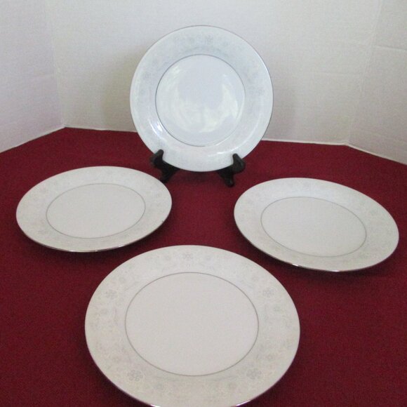Crown Ming Royal Palm 4 salad dessert plates Jian Shiang 7-1/2" - Picture 1 of 8